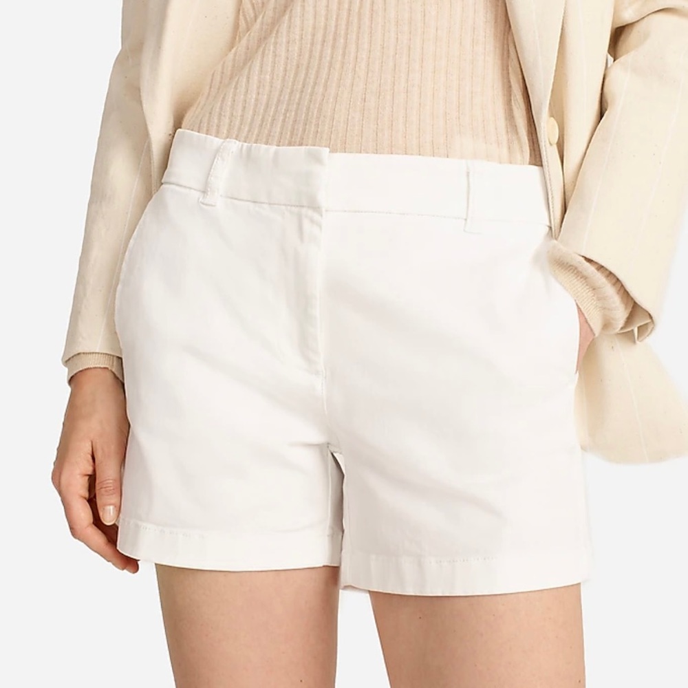 J.CREW 4" stretch chino short / Size 0